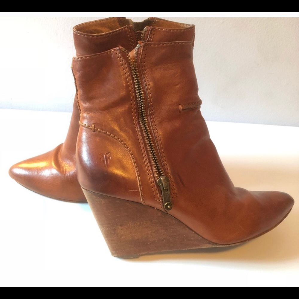 Frye Regina wedge bootie